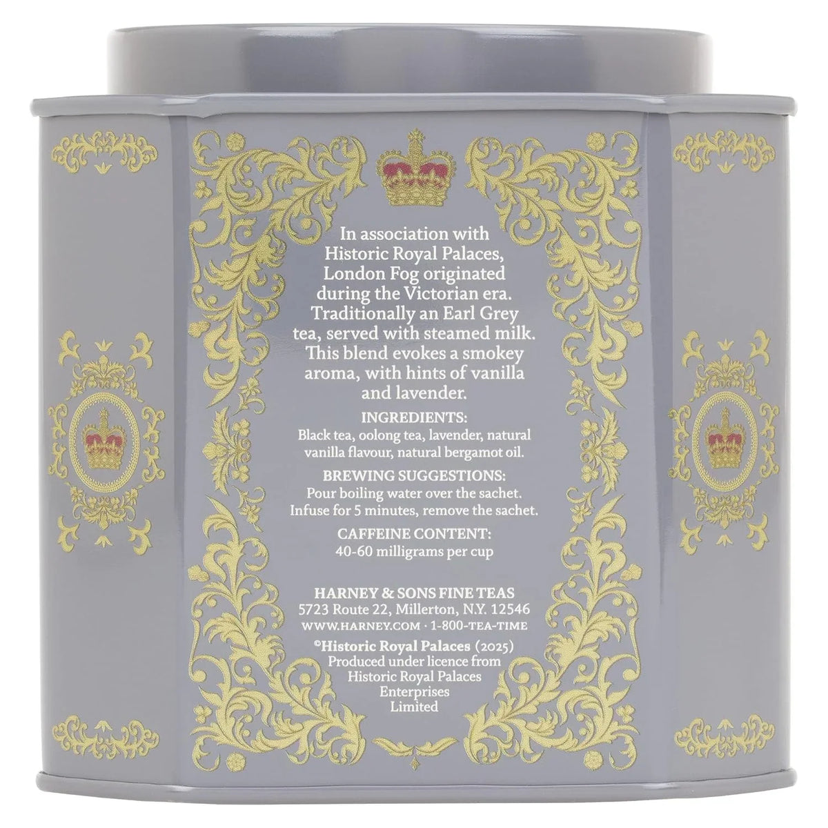 Harney & Sons Victorian London Fog Tea, 30 Sachets in Tin