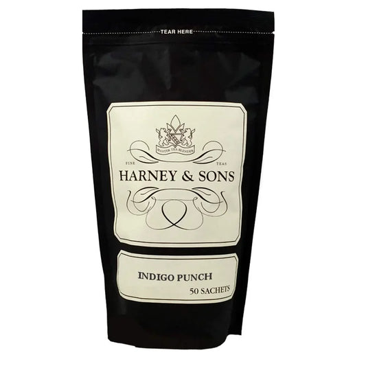 Harney & Sons Indigo Punch Herbal Tea Sachets, 50 Count