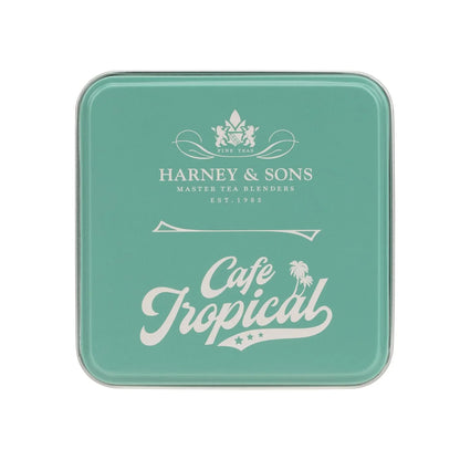 Harney & Sons Café Tropical Green Tea, 20 Sachets in Tin