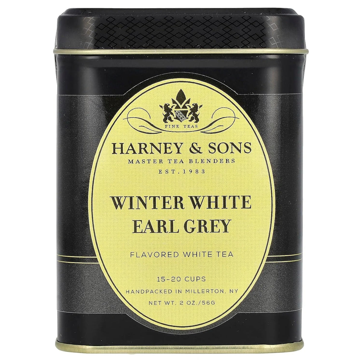 Harney & Sons Winter White Earl Grey Loose Leaf White Tea, 2 oz