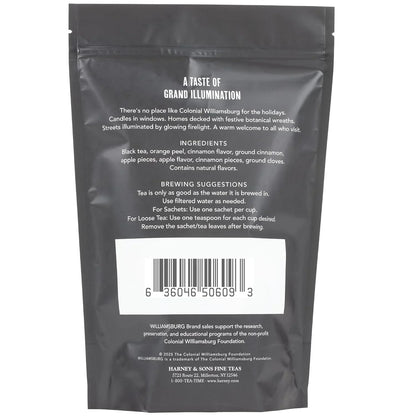 Harney & Sons Colonial Williamsburg Blend Tea, 50 Sachets