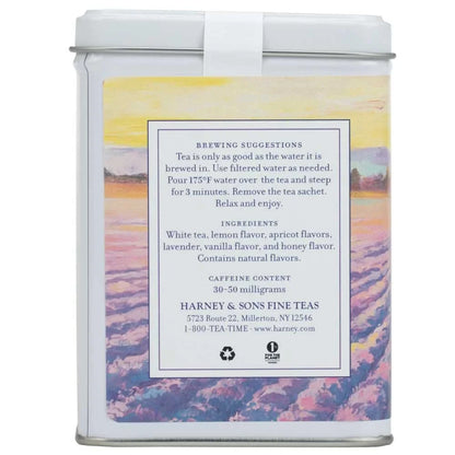 Harney & Sons Provence White Tea, 20 Sachets in Tin