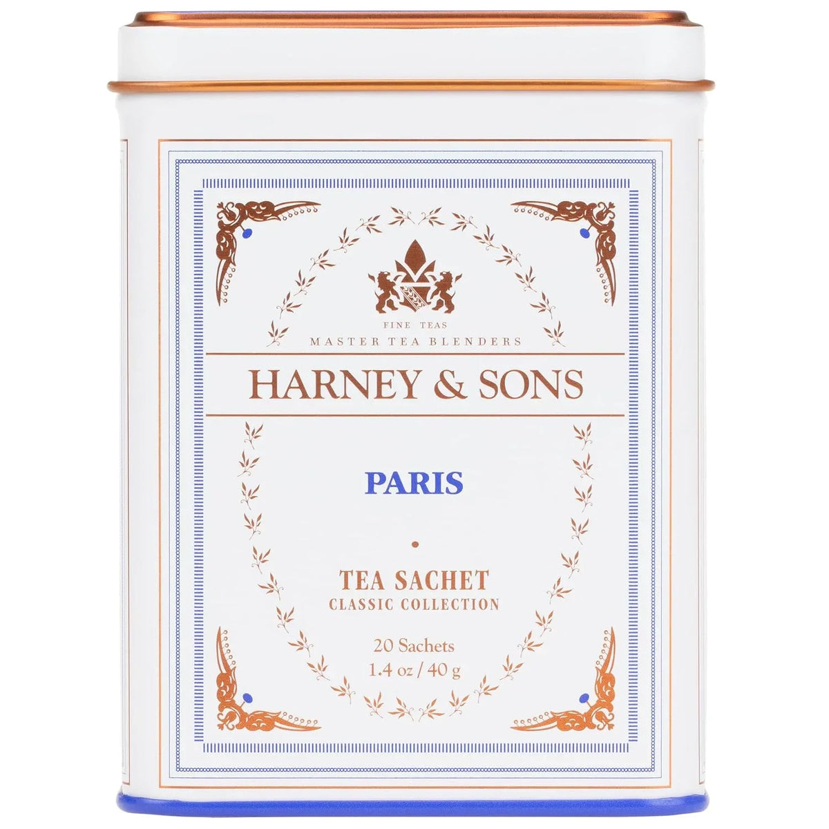 Harney & Sons Classic Paris Black Tea, 20 Sachets in Tin