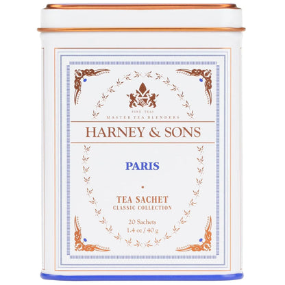Harney & Sons Classic Paris Black Tea, 20 Sachets in Tin