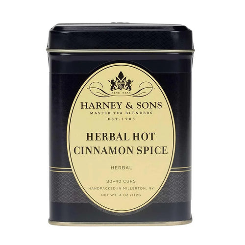 Harney & Sons Herbal Hot Cinnamon Spice Rooibos Tea Tin, 4 oz