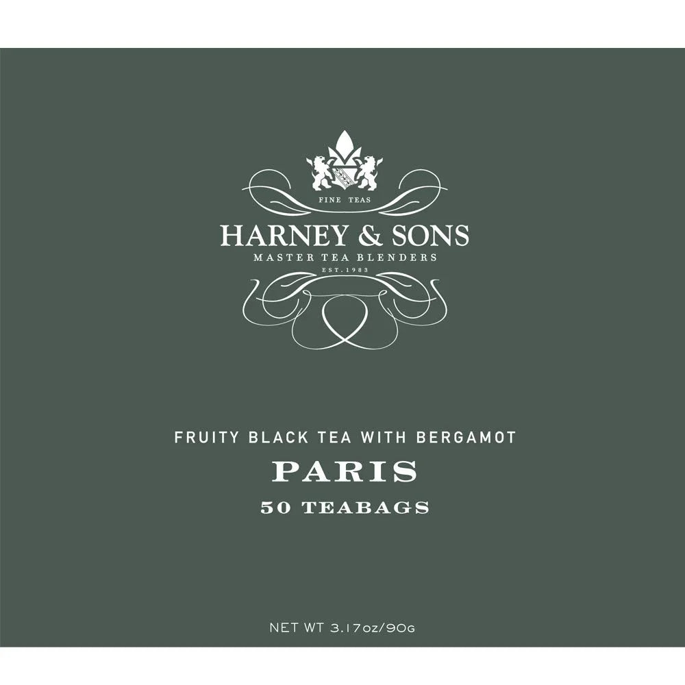 Harney & Sons Paris Black Tea Bags, 50 Count