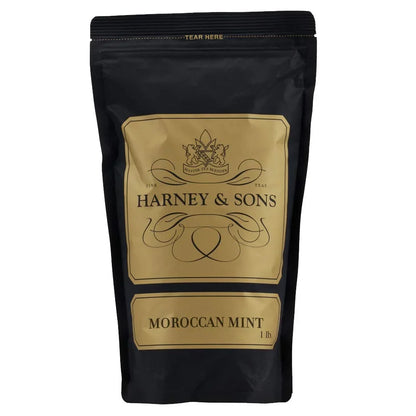 Harney & Sons Organic Moroccan Mint Loose Leaf Green Tea, 16 oz