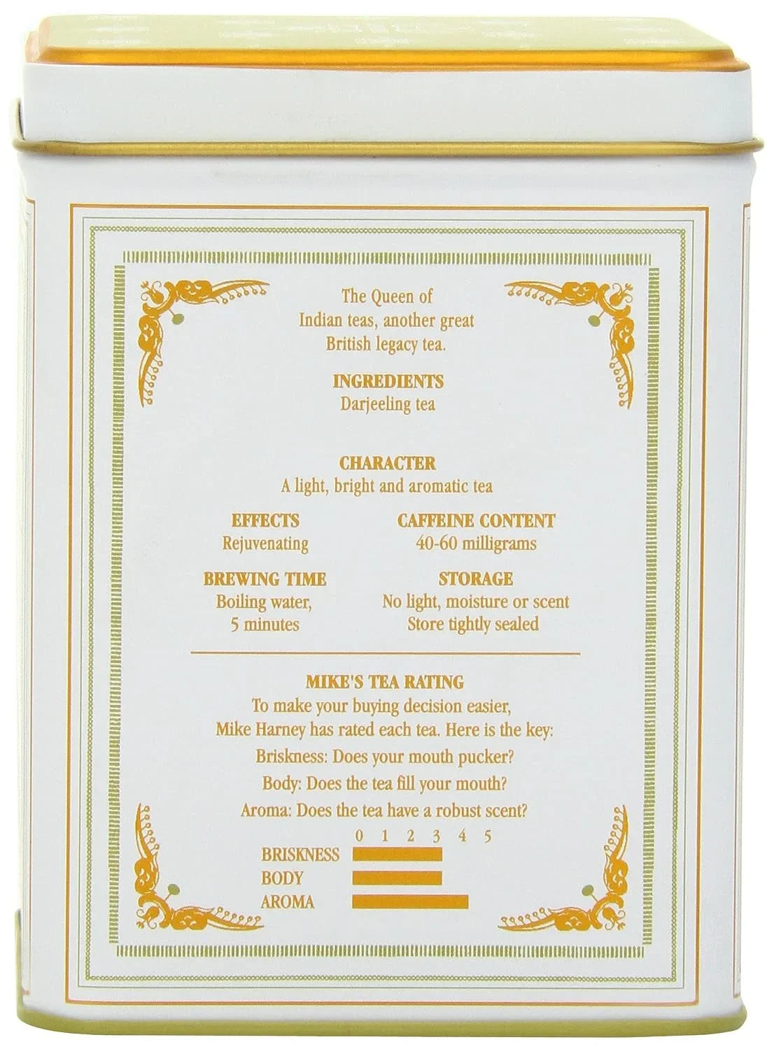 Harney & Sons Darjeeling Black Tea, 20 Sachets of Black Tea | Classic Collection, 20 sachet tin (Pack of 2)