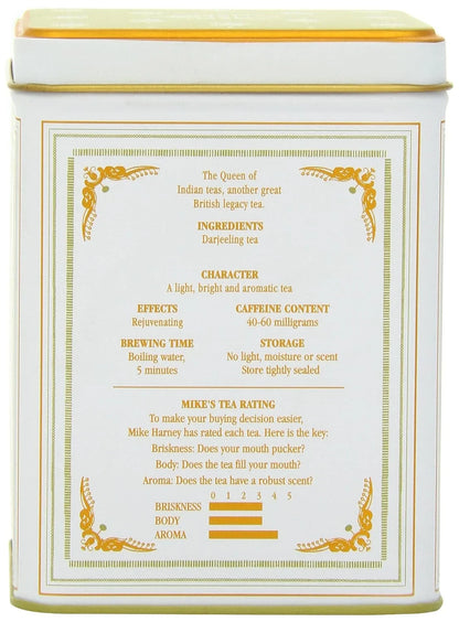 Harney & Sons Darjeeling Black Tea, 20 Sachets of Black Tea | Classic Collection, 20 sachet tin (Pack of 2)