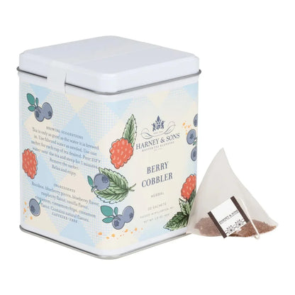 Harney & Sons Berry Cobbler Rooibos Tea, 20 Sachets in Tin