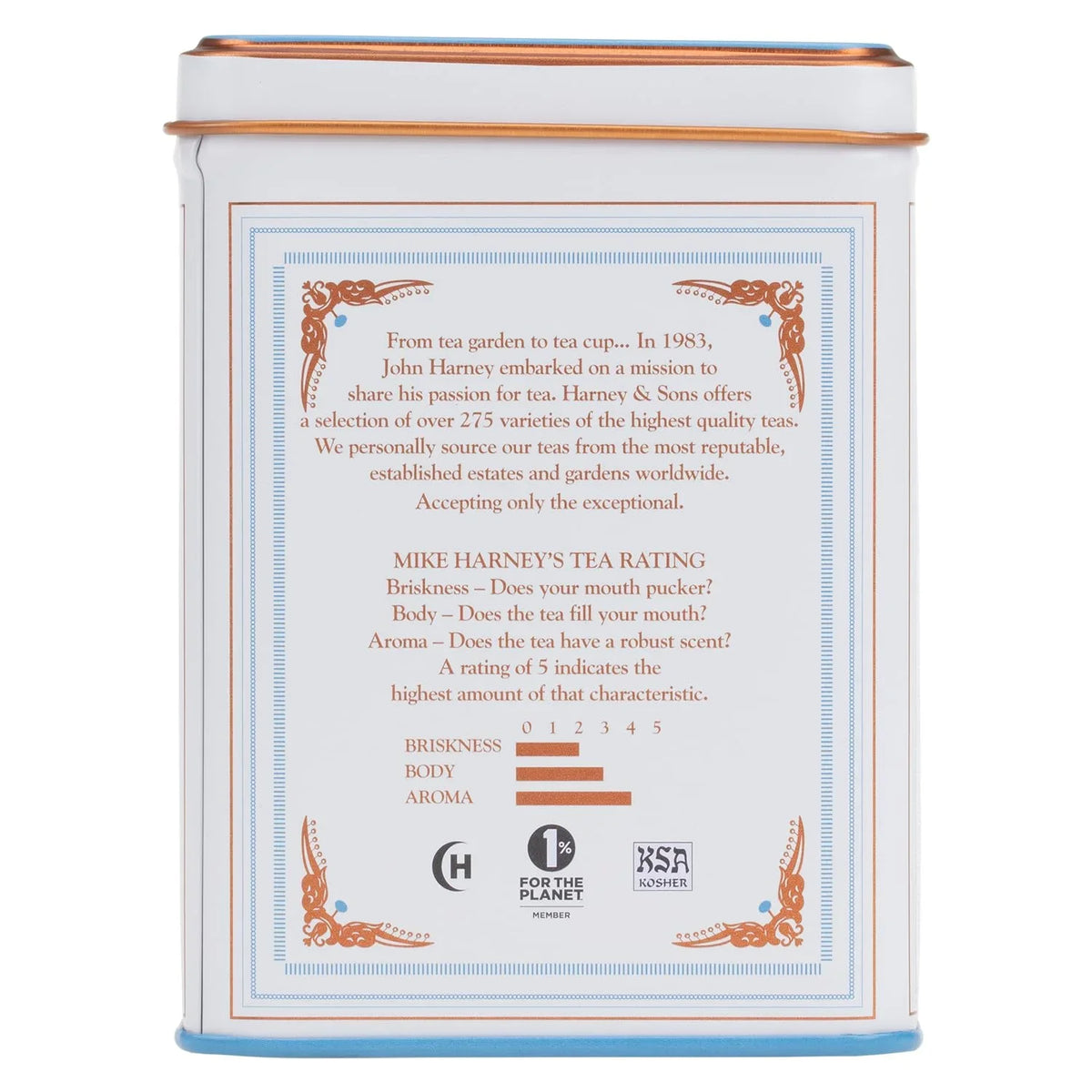 Harney & Sons Earl Grey Supreme, Black Tea, 20 Sachets (Pack of 2)