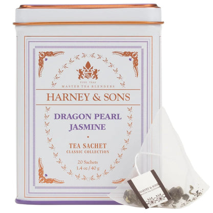 Harney & Sons Dragon Pearl Jasmine Tea, 20 Count(Pack of 1)