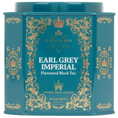 Harney & Sons Earl Grey Imperial Tea, 30 Sachets in Tin