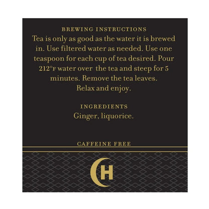 Harney & Sons Ginger Liquorice Herbal Tea Loose Leaf Tin, 4 oz